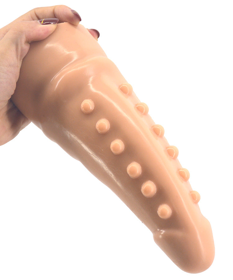Silicone Horn Anal Plug and Vagina Stimulator
