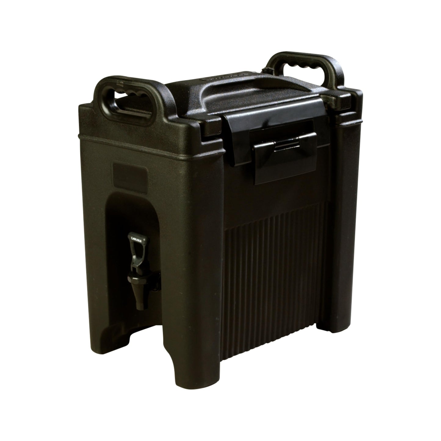 Carlisle FoodService Products Cateraide Insulated Beverage Dispenser with Handles for Catering Kitchen and Restaurants Plastic 2.5 Gallons Black